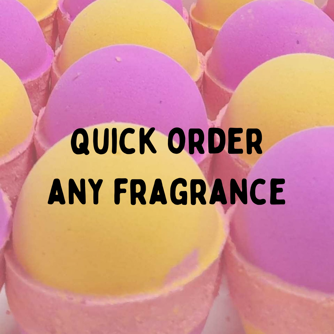 **6 x NEW Foaming Bubbling Bath Bombs in your choice of fragrance simply ch