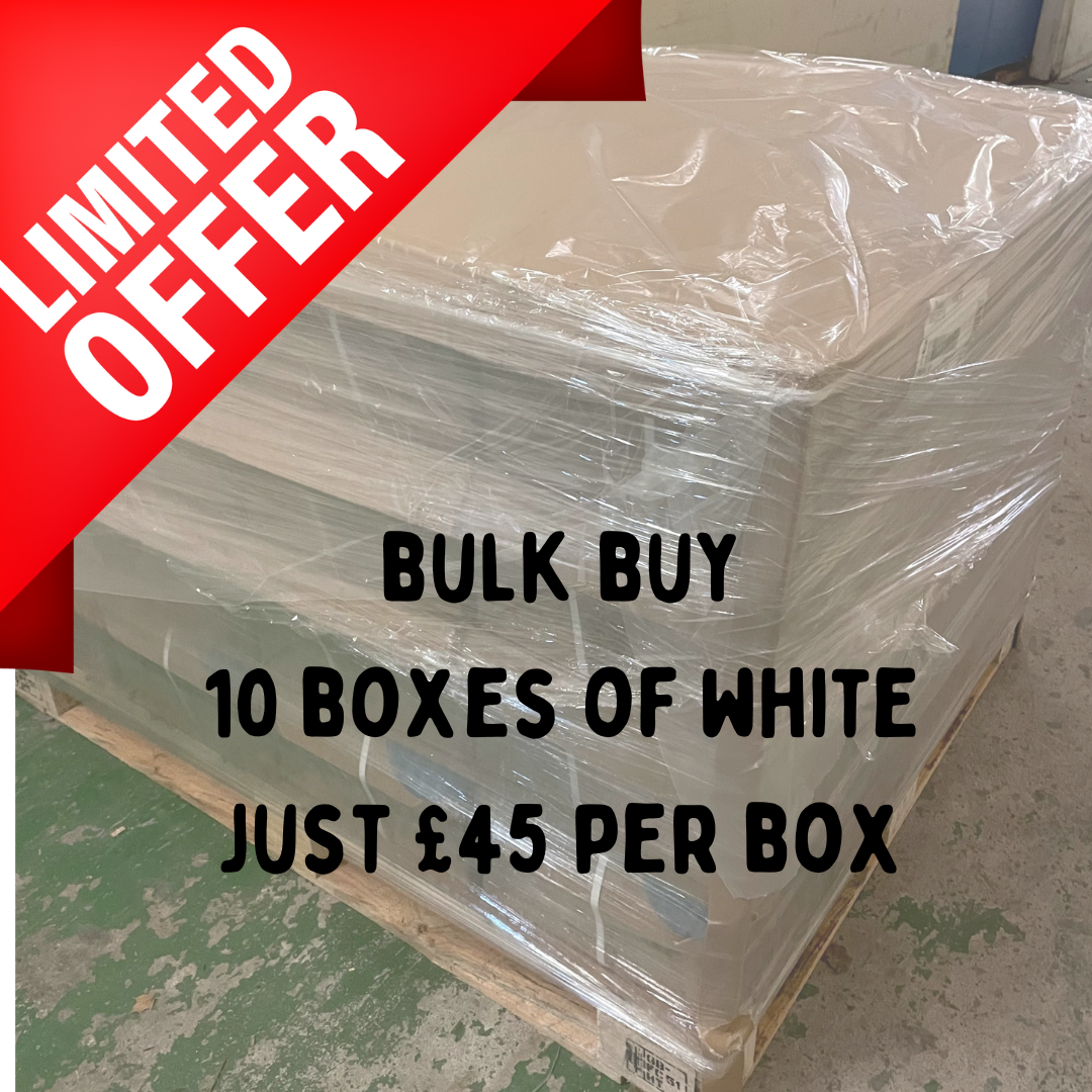 BULK BUY 10 x boxes of Stephensons SLS Free  Melt and Pour Opaque Soap Base 11.5 Kilo box White