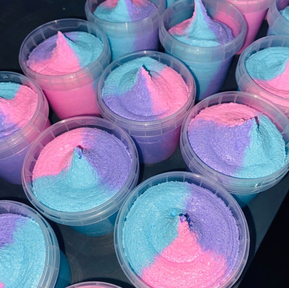 6 x Unicorn Kisses Three Tone Sugar Scrubs
