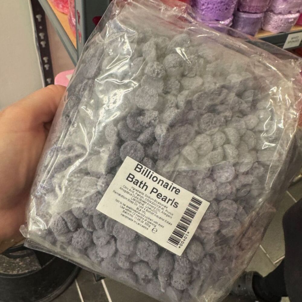 Mini pearl bath bombs 500g bag in Billionaire