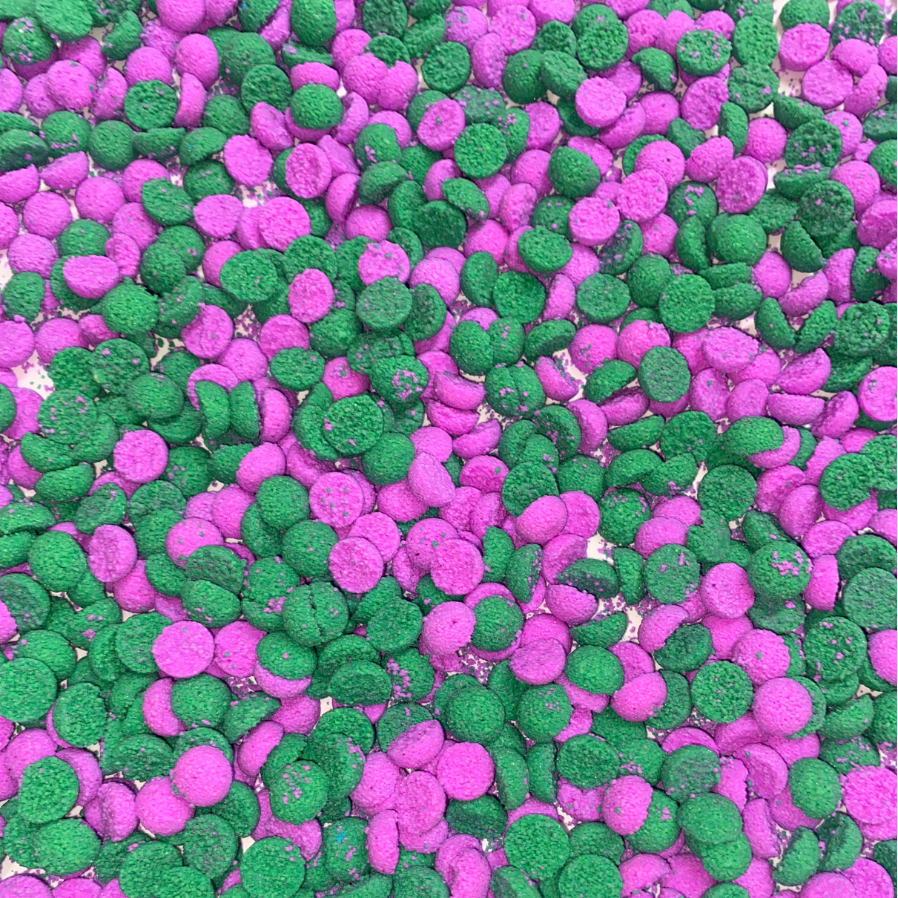 **NEW 6 x pots of Mini Fizzing Bath Pearl Bombs in Wicked Witch *NEW for 2025*