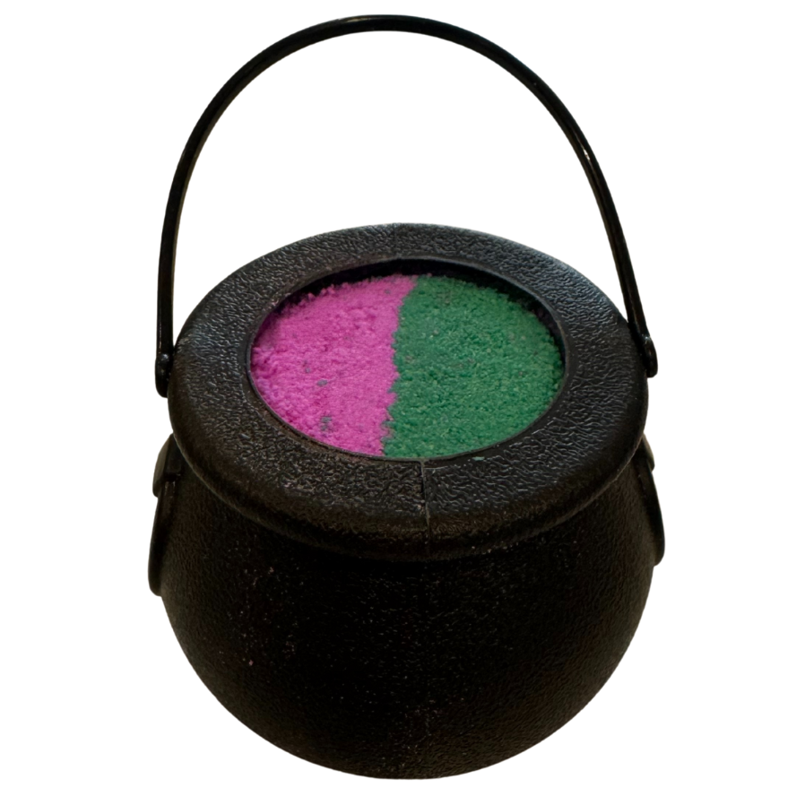 ** NEW 6 x Cauldrons in Wicked Witch Pink and Green in Red Halloween Bath Bomb