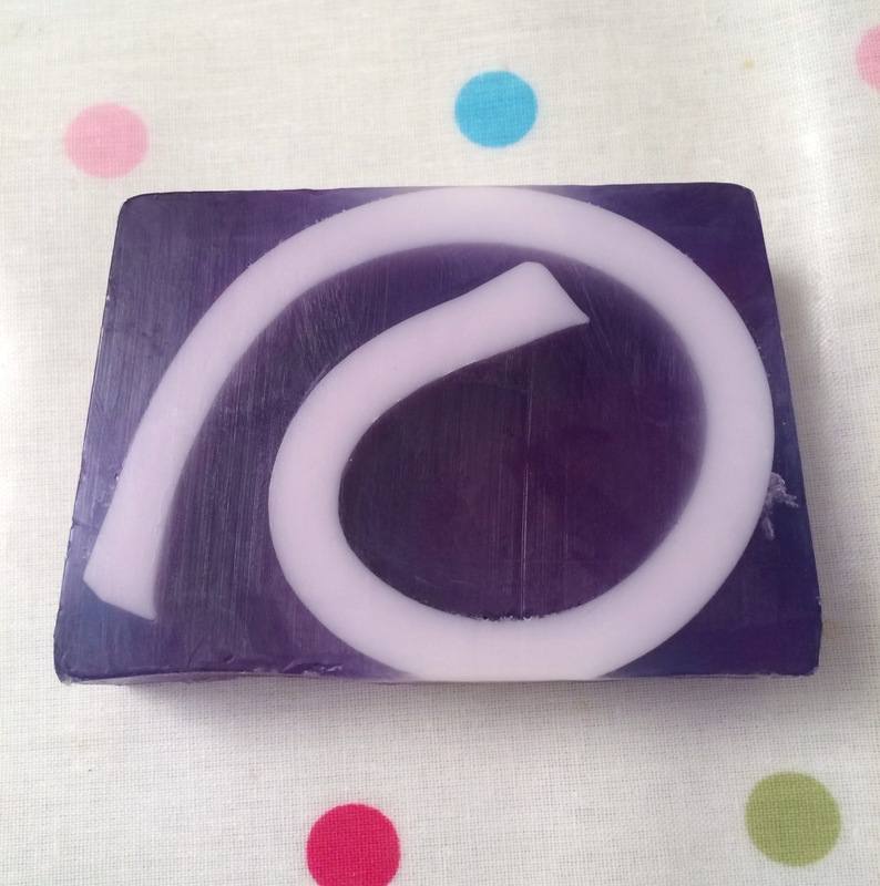 Blackcurrant Soap Slice