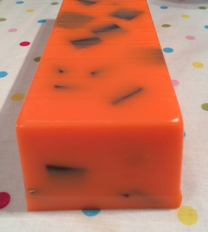 Chocolate Orange Soap Loaf