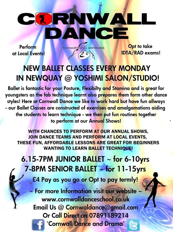 Ballet class newquay cornwall truro