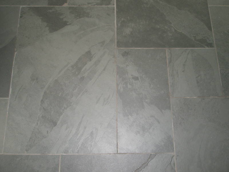 GREY SLATE FLOOR TILE