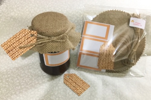 Green floral + tags bands twine labels (buy 3 get 1 FREE)