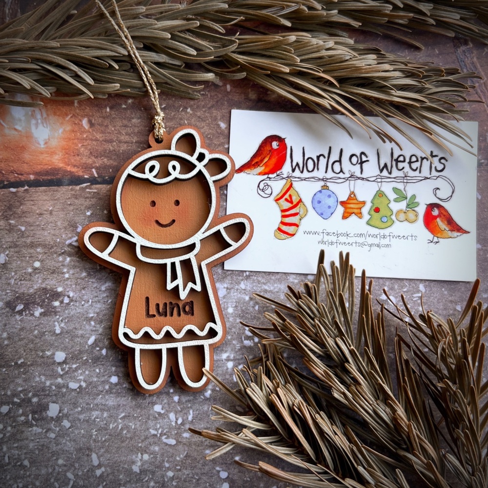 Gingerbread Man. Girl 1