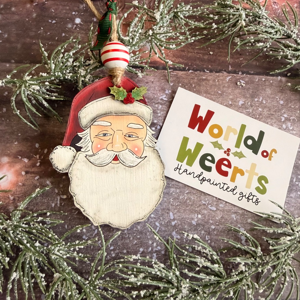 Santa head ornament.