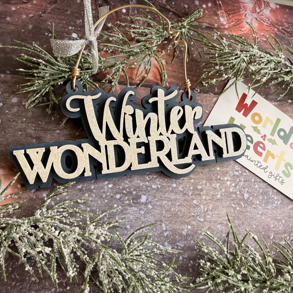 Winter wonderland hanger.