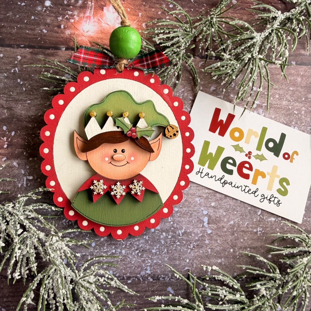 Cute elf hanger