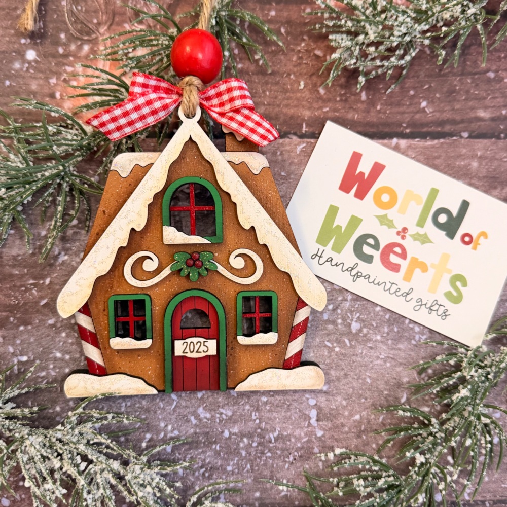 Gingerbread house hanger.