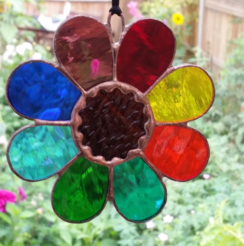 <!-015->Stained Glass Flowers