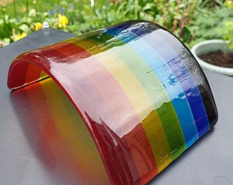 Fused Glass Rainbow Bridge