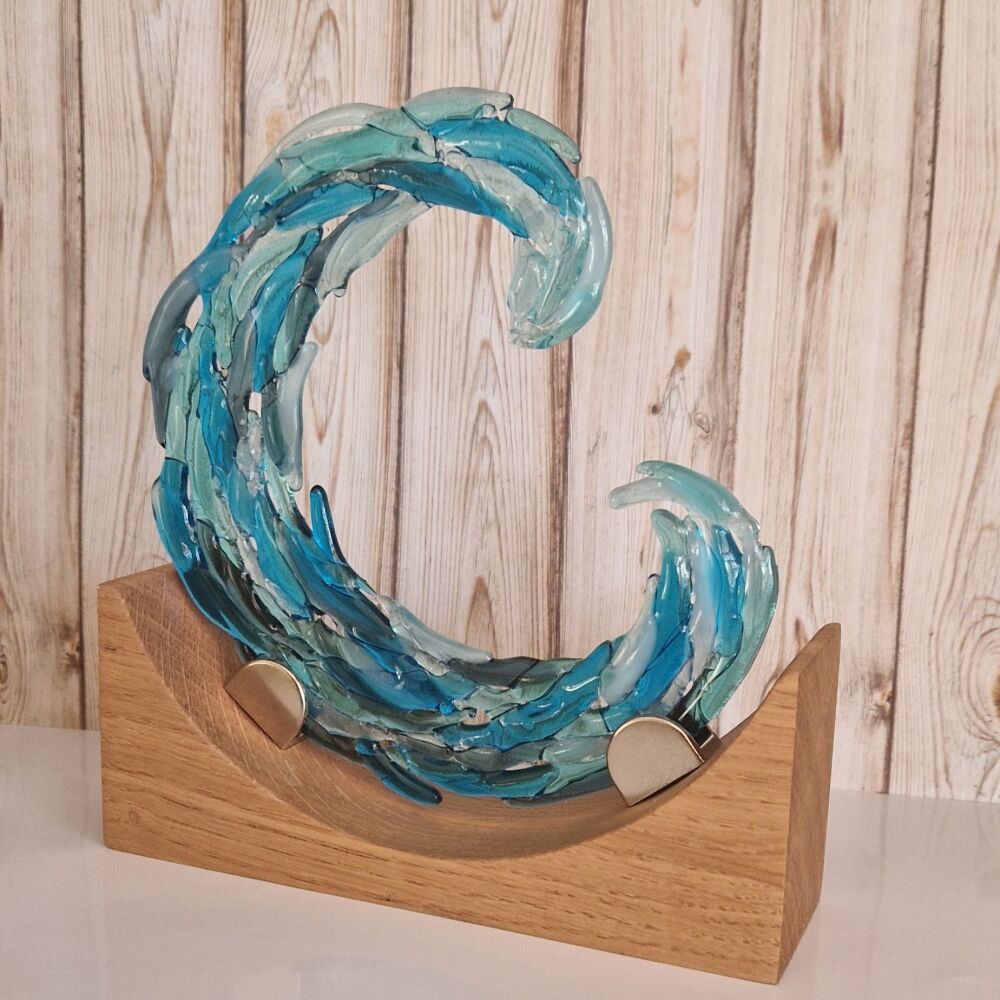 Fused Glass Wave