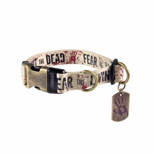 The Walking Dead, Fear The Living Fight The Dead, Dog Collar Size M, AMC O