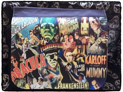 Film & TV Hammer Horror, Dracula, Frankenstein Inspired Shoulder Bag, Messe