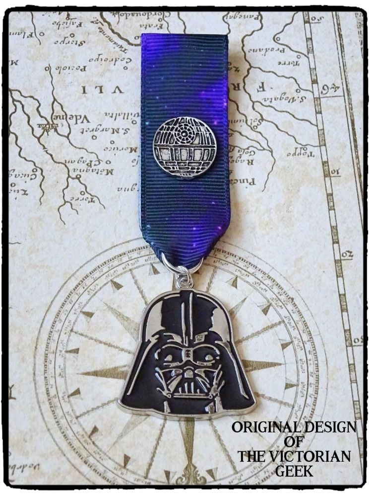 Steampunk, Star Wars, Darth Vader, Death Star Inspired Handmade Medal