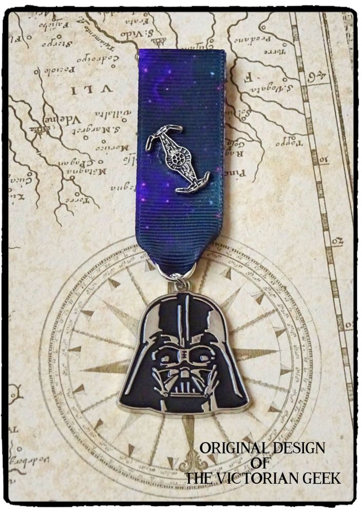 Steampunk, Star Wars, Darth Vader, Death Star Inspired Handmade Medal