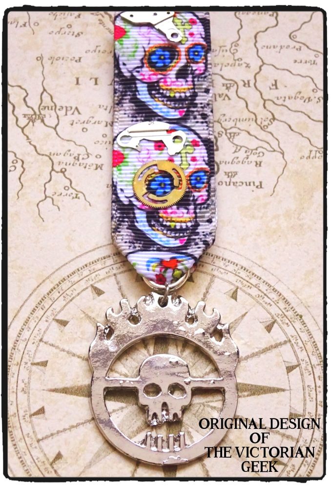 Steampunk, Mad Max, Immortan Joe Inspired Handmade Medal