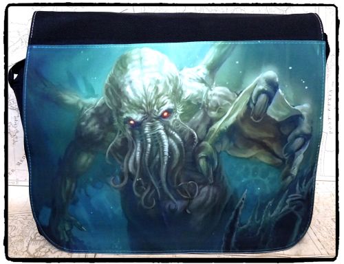 Exclusive: Steampunk, Cthulhu, Octopus, Fantasy, Shoulder Bag, Messenger