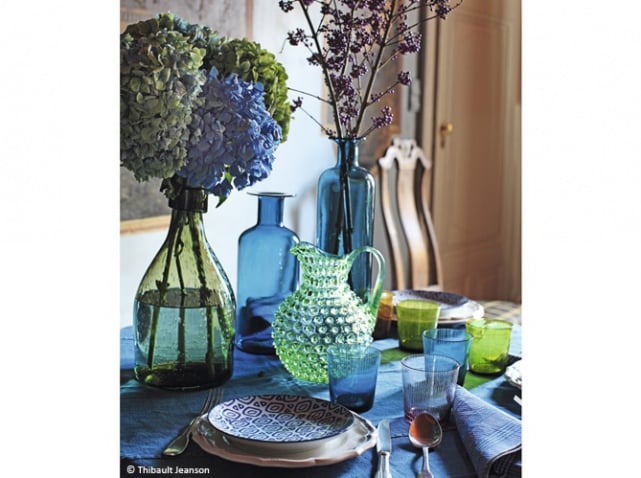 Autumn 2015 Deco: Blue/Green Table Deco Artdelatablebleuvert_w641h478