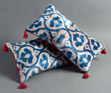 Summer 15: Blue moorish cushion cu_5729