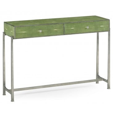 Spring 16: 34A green_faux_shagreen_console_4