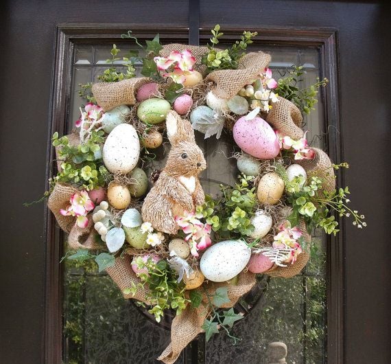 S16: 2 Easter-Bunny-Wreath-for-the-Front-Door