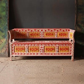 Christmas 17: 1 folk_art_painted_box_bench_main