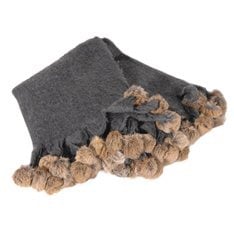 Christmas 17: 64 charcoal-throw-with-fur-pom-poms_4254-category