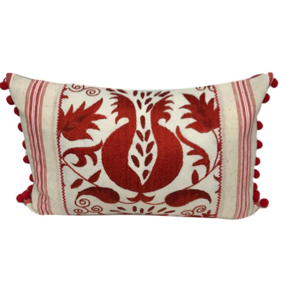 Summer 19: 34 Suzani_ikat_red_with_pompoms_clipped_rev_1_1024x1024