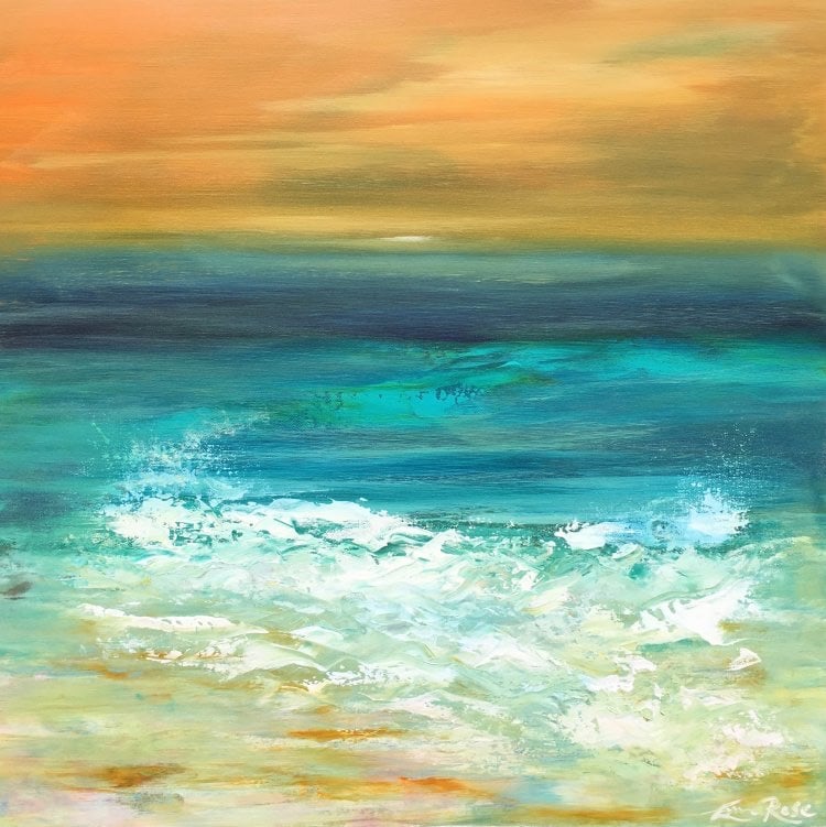 Summer 19: 76A Summer_Spray_by_Emma_Rose_60x60cm_www.emmaroseartworks.c