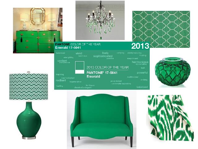 F: Green mood-board