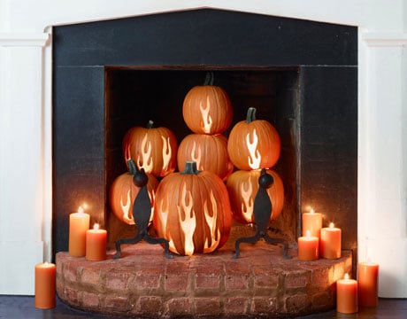 H: 11 CLX-Pumpkin-Decor-fireplace1