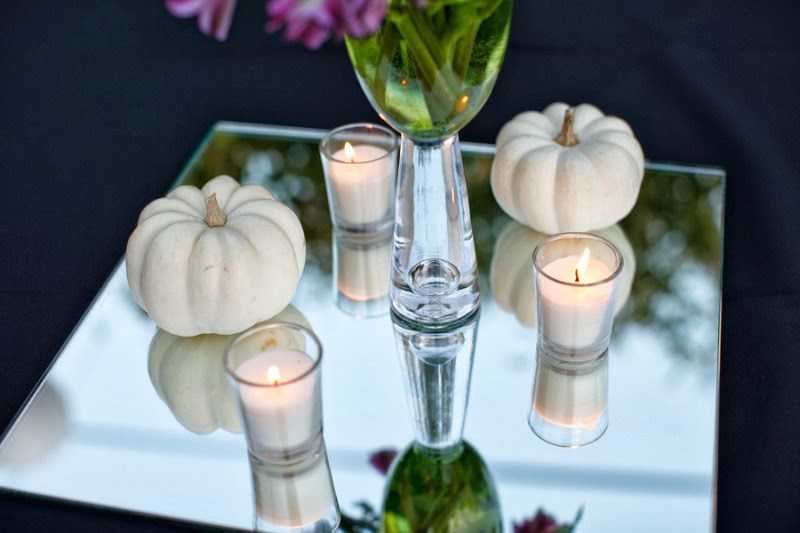 HH: dinner party white pumpkins