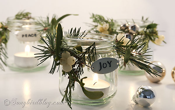 Happy Christmas: decorated-Christmas-jars-Songbird-3