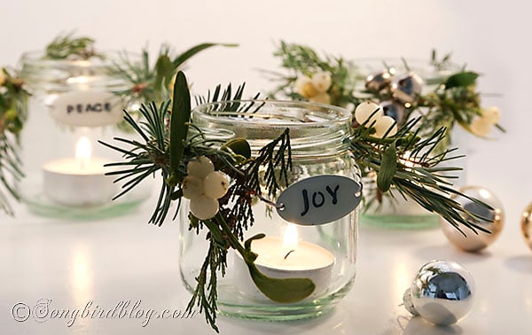 Happy Christmas: decorated-Christmas-jars-Songbird-3