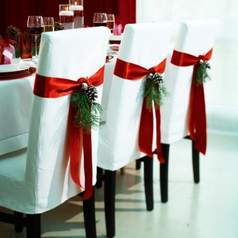 Happy Christmas 1: christmas_bows_dining_chair
