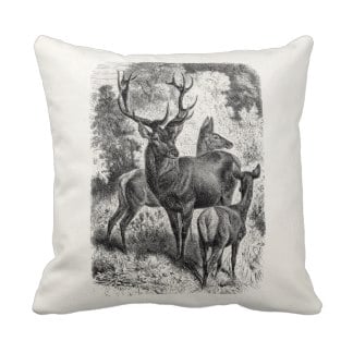 Chalet Products 14: Stag Cushion vintages_1800s_rote_zierkissen-rbca0b72be0