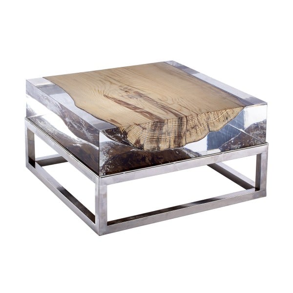Chalet Products 14: Acryl/Wood Coffee Table table-basse-nilleq