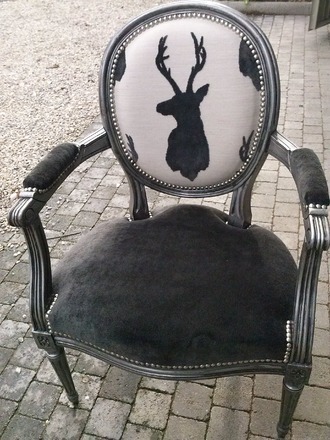 Chalet Product 14: Stag Back b/w fauteul meubles-et-rangements-fauteuils-ca