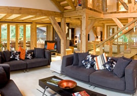 Chalet Interior 14: Ferme sitting room fac 1 rs