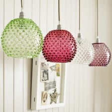 Easter 14: Multi Colour Pedant Lights diamondtip-lr-ls