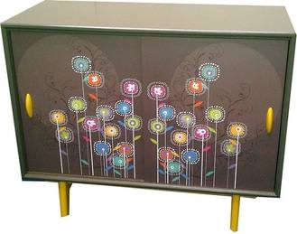 Easter 14: Up-cycled side board flowery-furniture