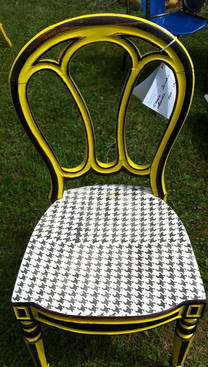 Spring 14: Black/Yellow painted chair IMG_0453