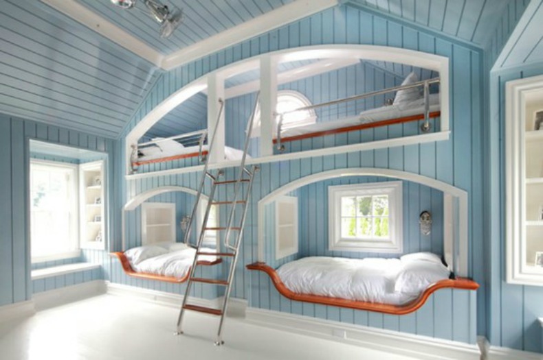Summer 14 Room: clean-blue-bunks
