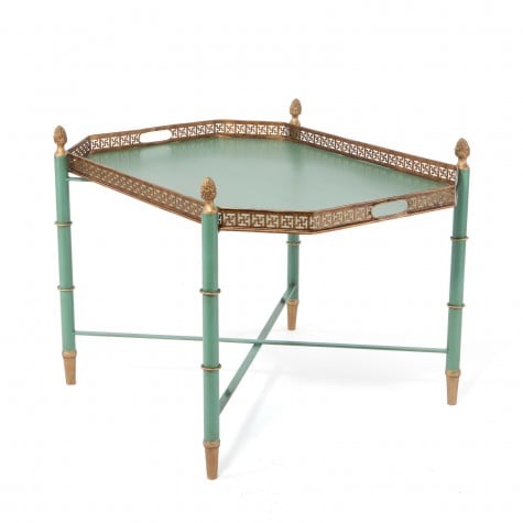 Summer 14-5: Green table hexagon_green_tray_table