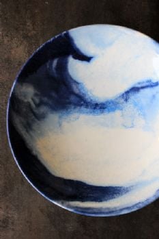Autum 14: Plate indigo-storm-collection-by-faye-toogood-for-1882ltd-serving