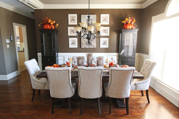 Autum 14 Deco: Brown/cream fall-dining-table-decor-inspiration-2